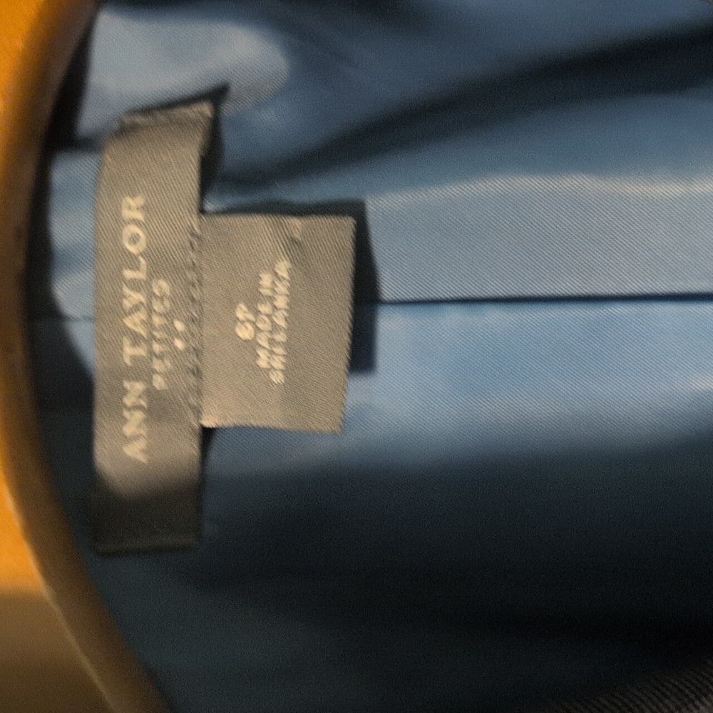 Ann Taylor Charcoal Pinstripe Suit 6P - Picture 2 of 10